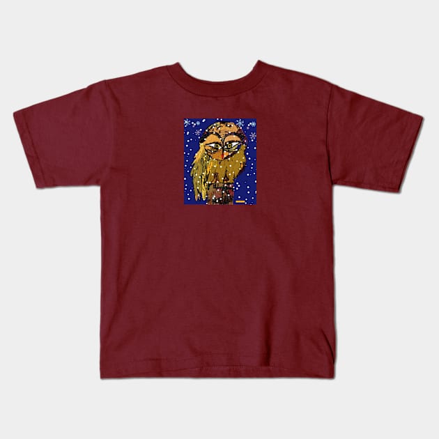 The Winter Nightshift. Kids T-Shirt by sunandlion17